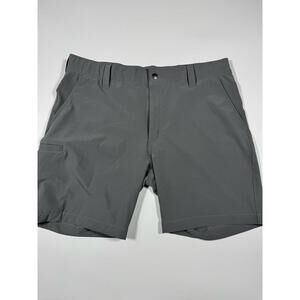 Carhartt Force Men’s Work Shorts Gray Rugged Flex FastDry Size L